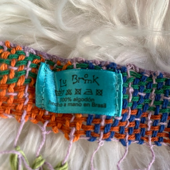 Lu Brink Brazilian Knit Shawl, Multicolor - Picture 2 of 2